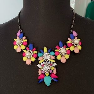 Bright colorful Loft statement necklace